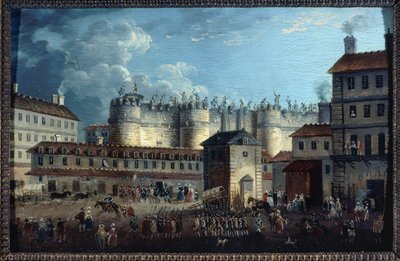Demolition of the Bastille, July 17 by Pierre Antoine Demachy