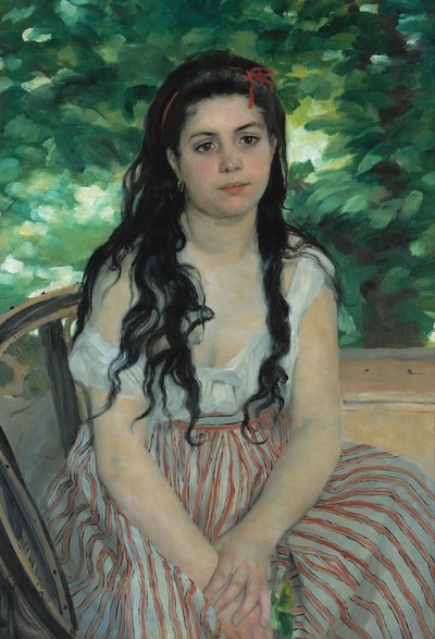 In Summer - The Bohemian by Pierre Auguste Renoir