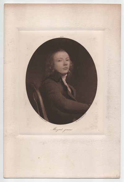 Mozart Young (c. 1900, Illustration) by Pierre Paul Prud