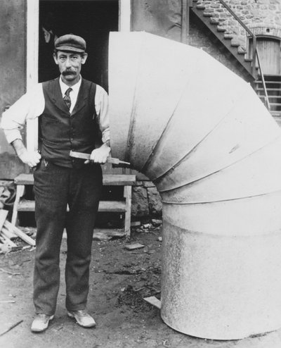 James Bright, tinsmith at Hagley Yard by Pierre A. Gentieu