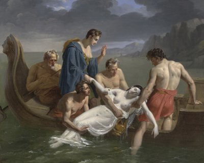 The Death of Sappho by Pierre Antoine Augustin Vafflard