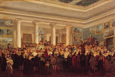 Public Sale at the Hotel Bullion by Pierre Antoine Demachy