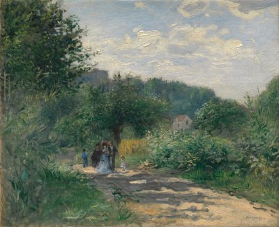 A Road in Louveciennes by Pierre Auguste Renoir