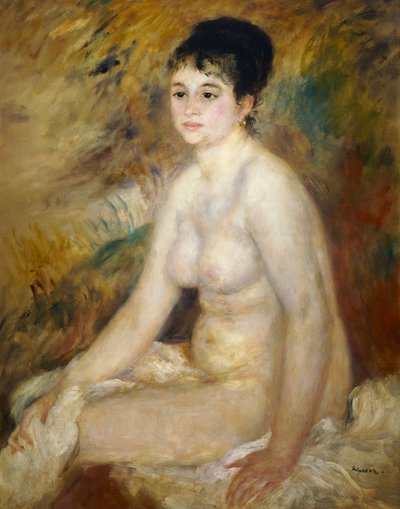 After the bath by Pierre Auguste Renoir