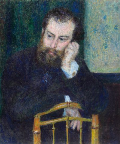 Alfred Sisley by Pierre Auguste Renoir