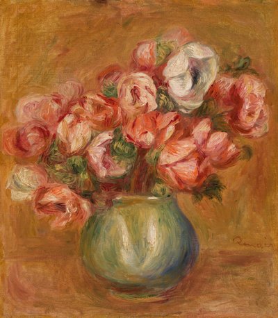 Anemones by Pierre Auguste Renoir