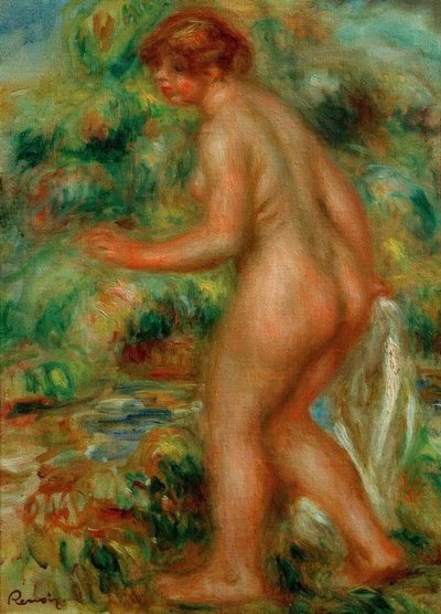 Bather by Pierre Auguste Renoir