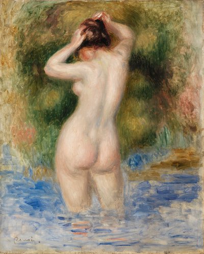 Bather by Pierre Auguste Renoir
