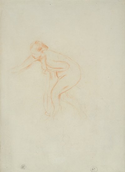 Bather by Pierre Auguste Renoir