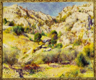 Mountains at Estaque by Pierre Auguste Renoir
