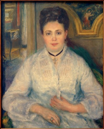 Portrait of Madame Victor Chocquet by Pierre Auguste Renoir