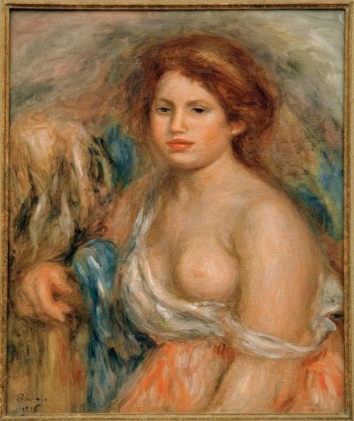 Bust Portrait by Pierre Auguste Renoir