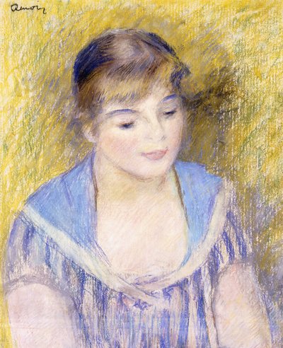 Bust of a Woman by Pierre Auguste Renoir