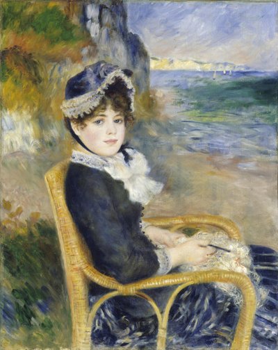 By the Seashore, 1883 by Pierre Auguste Renoir