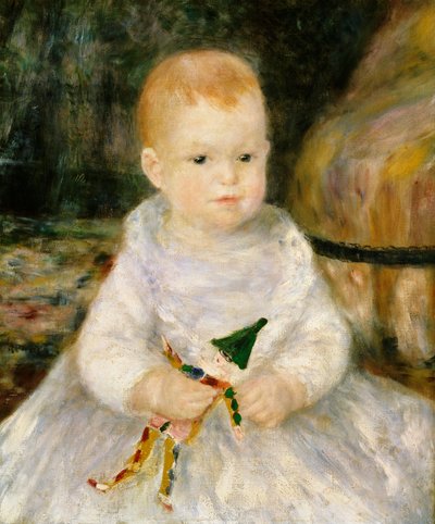 Child with a Toy Clown by Pierre Auguste Renoir