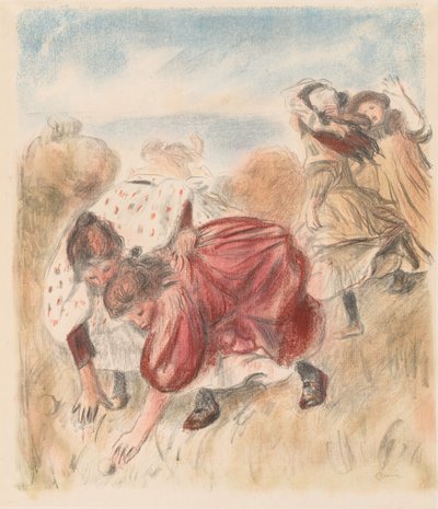 Children Playing Ball, 1900 by Pierre Auguste Renoir