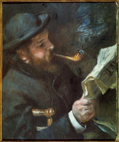 Claude Monet by Pierre Auguste Renoir