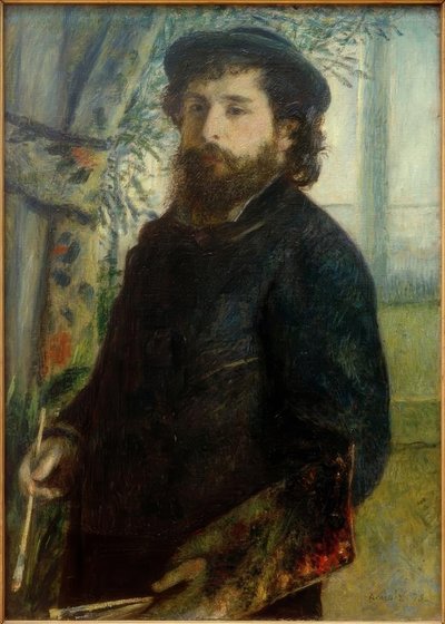 Claude Monet Painting by Pierre Auguste Renoir