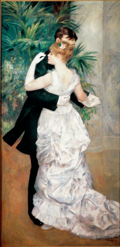 Dancing in Town by Pierre Auguste Renoir