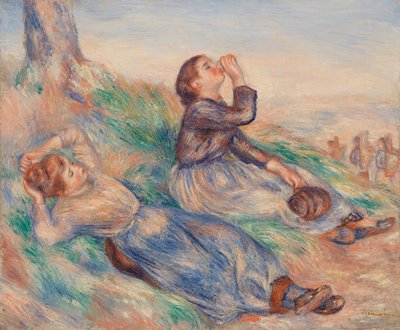 Grape Gatherers by Pierre Auguste Renoir