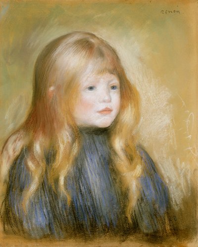Head of a Child by Pierre Auguste Renoir