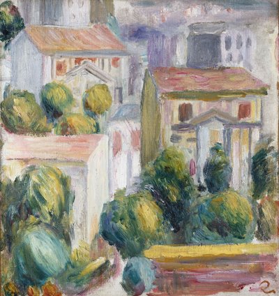 House at Cagnes by Pierre Auguste Renoir