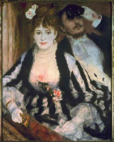 In the Theater Box by Pierre Auguste Renoir
