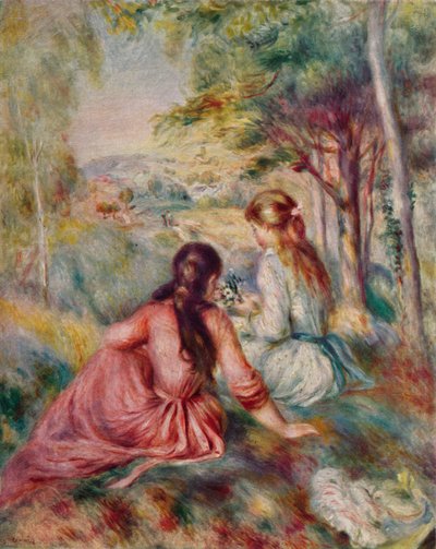 In the Meadow by Pierre Auguste Renoir