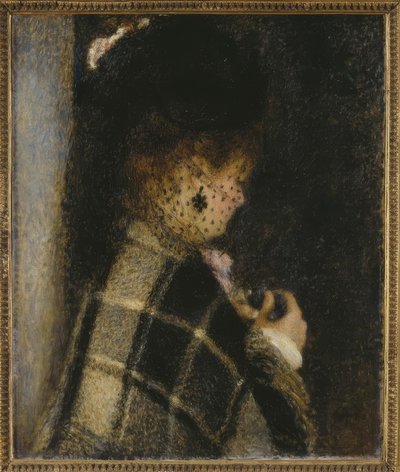 Young Woman with a Veil by Pierre Auguste Renoir