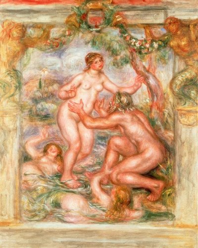 The Saône Going Towards the Rhône by Pierre Auguste Renoir