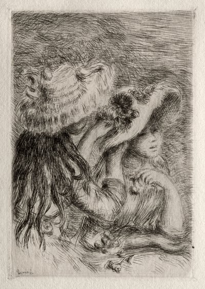 The Hatpin by Pierre Auguste Renoir
