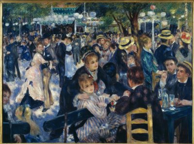 The Moulin de la Galette by Pierre Auguste Renoir