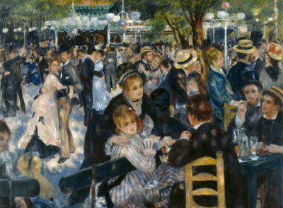 The Moulin de la Galette by Pierre Auguste Renoir