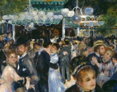 The Moulin de la Galette by Pierre Auguste Renoir