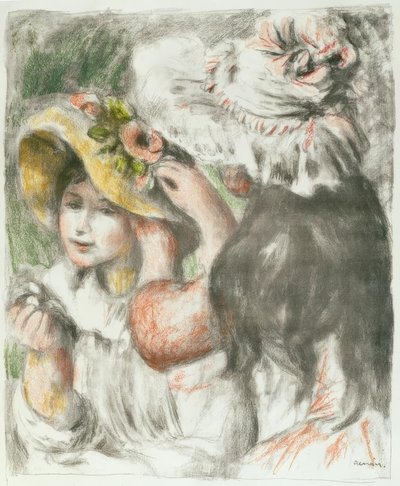 The Pinned Hat by Pierre Auguste Renoir
