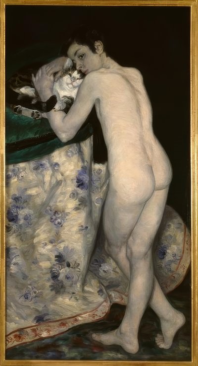 The Young Boy with the Cat by Pierre Auguste Renoir