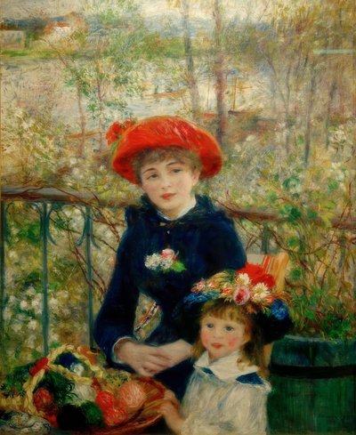 The Two Sisters (on the Terrace) by Pierre Auguste Renoir