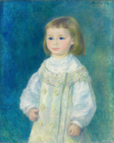 Lucie Berard (Child in White) by Pierre Auguste Renoir