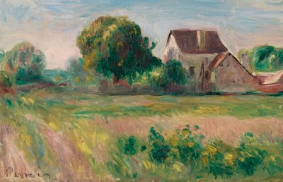 Houses at Essoyes by Pierre Auguste Renoir