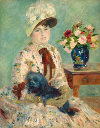 Mlle Charlotte Berthier by Pierre Auguste Renoir