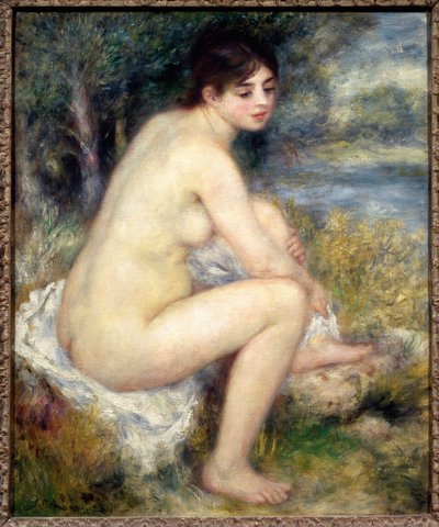 Naked Woman in a Landscape by Pierre Auguste Renoir