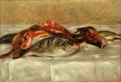 Still Life with Fish by Pierre Auguste Renoir