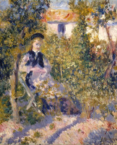 Nini in the Garden by Pierre Auguste Renoir