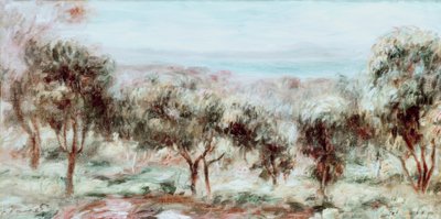 Landscape, the Olive Trees by Pierre Auguste Renoir