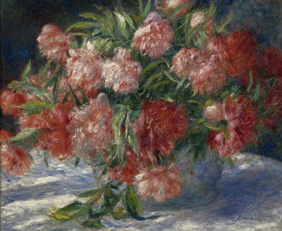 Peonies by Pierre Auguste Renoir