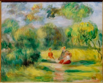 Figures in a Landscape by Pierre Auguste Renoir