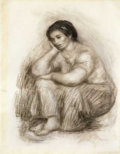Portrait of Gabrielle by Pierre Auguste Renoir