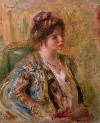 Portrait of a Young Girl by Pierre Auguste Renoir