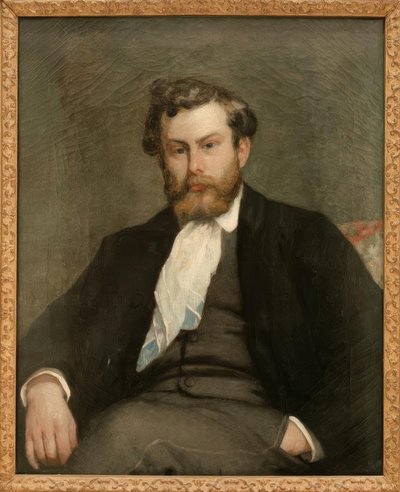 Portrait of the Painter Alfred Sisley by Pierre Auguste Renoir