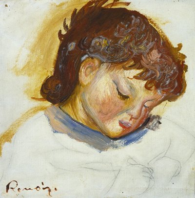 Portrait of Pierre Renoir by Pierre Auguste Renoir